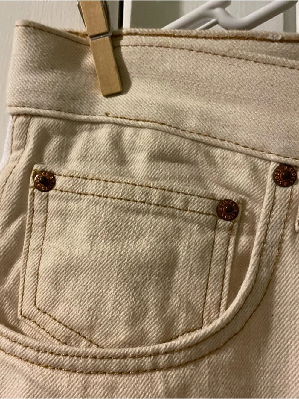 B SIDES bi-color denim pants size 31 NWOT